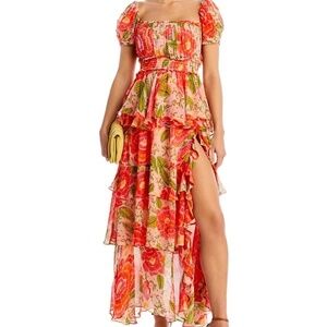 Farm Rio Blooming Floral Maxi Dress - BRAND NEW